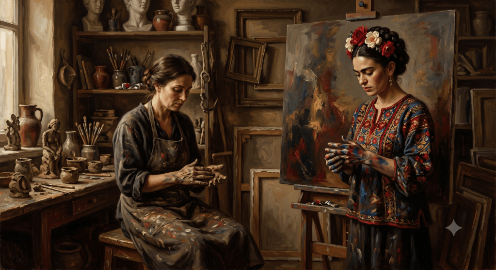 Frida Kahlo & Camille Claudel